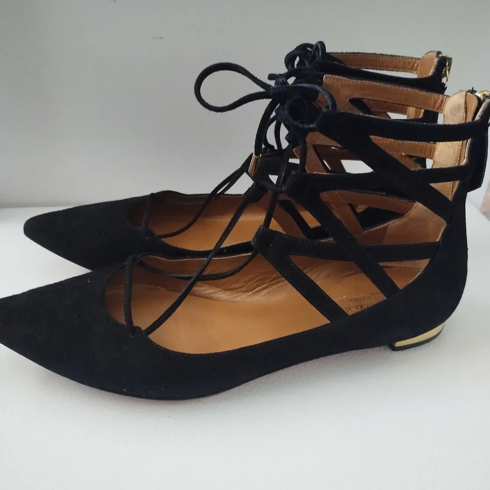 AQUAZZURA FLATS SHOES - Picture 1 of 11